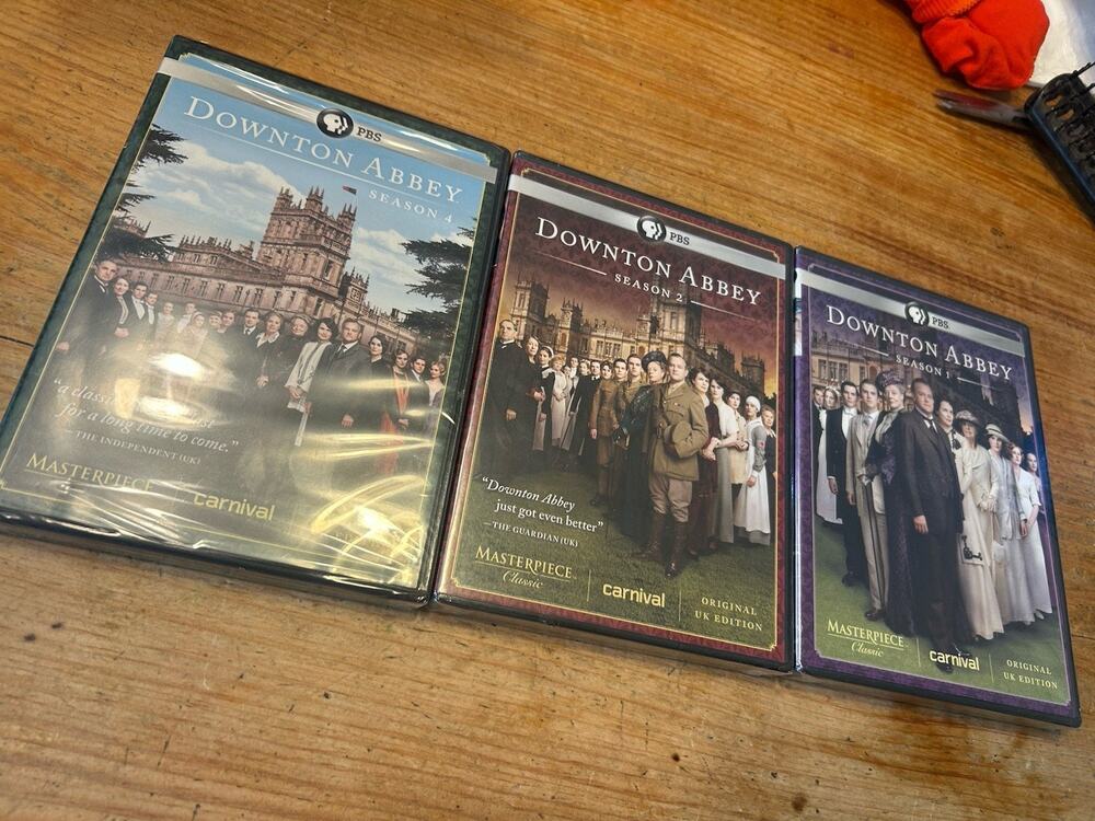 Downtown Abbey Season 1,2 And 4 Sealed